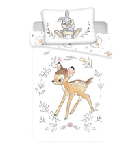 Bambi Disney - Housse de Couette Enfant 140x200cm - Parure de lit Coton