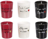 Coffret de 6 Bougies Amour - Exo'Touch